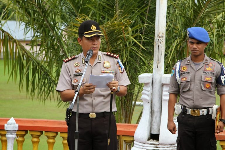 Gelar Pasukan Ops Simpatik Siwalima 2015 Polres Maluku Tengah