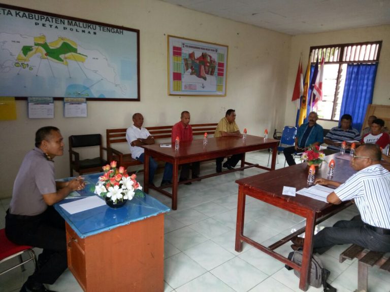 Rapat Pembentukan Pengurus Purnawirawan Polri Polres Maluku Tengah