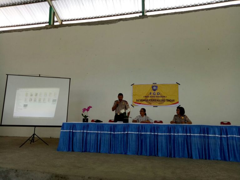 FGD (Focus Group Discussion) Yang Dilaksanakan Oleh Satuan Binmas Polres Maluku Tengah