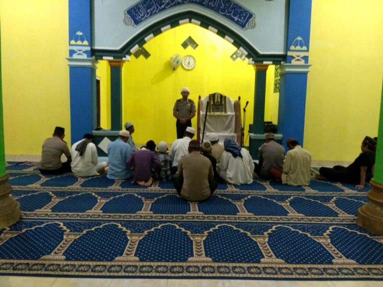 Arahan Kamtibmas Masjid At-Taqwa Kampung Jawa Negeri Wahai Kecamatan Seram Utara Kabupaten Malteng