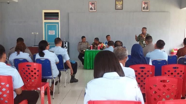 Sosialisasi Tim Satgas Saber Pungli Kabupaten Maluku Tengah di Rutan Kelas II B Masohi