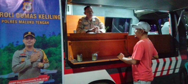 Laksanakan Patroli Dumas Keliling, Sat Binmas Polres Malteng Terima Aduan