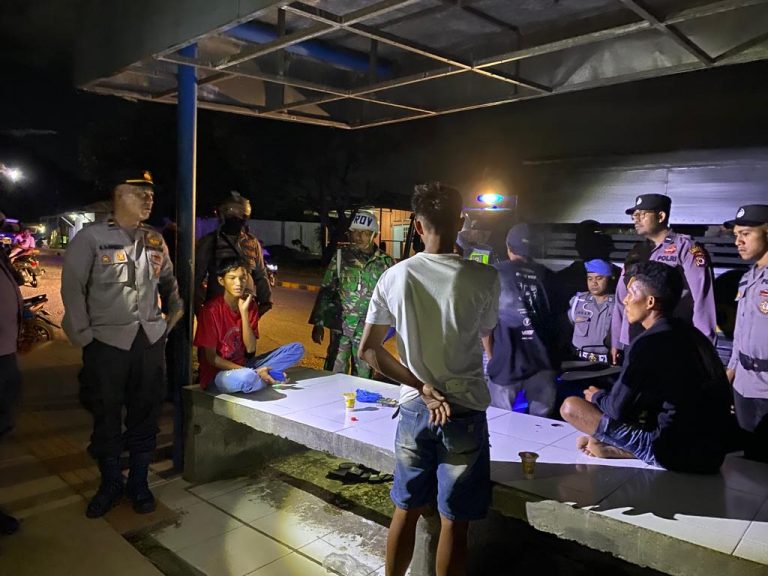 Ciptakan Situasi Kondusif di Malam Weekend, Polres Malteng Laksanakan Patroli Gabungan TNI-POLRI