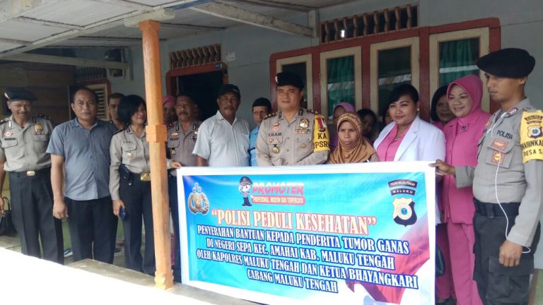 Polisi Peduli Kesehatan, Polres Maluku Tengah