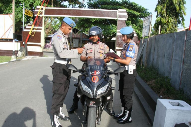 Operasi Gaktibplin (Penegakan, Penertiban dan Disiplin) Polres Maluku Tengah