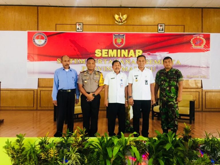 Kapolres Malteng Hadiri Seminar Sistim Pertahanan Semesta Provinsi Maluku