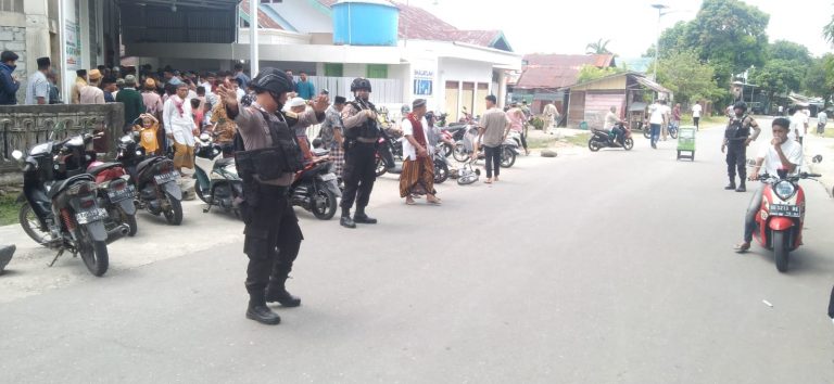 POLRWS MALTENG : Patroli Pamahanunusa Sat Samapta Polres Laksanakan Pengamanan Sholat Jumat