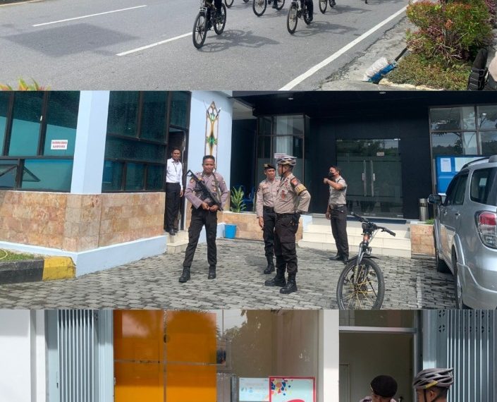 Patroli Sepeda Sat Samapta Polres Malteng
