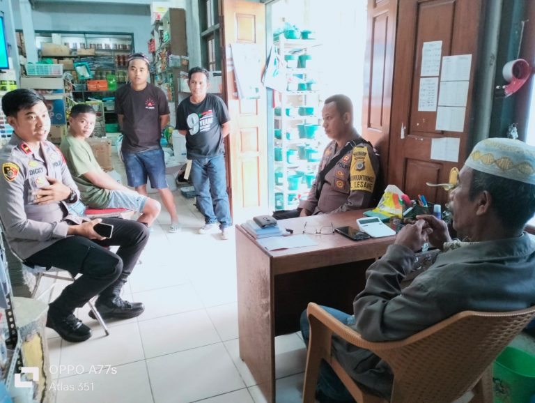 Kapolsek Kota Masohi Laksanakan Jumat Curhat Kelurahan Lesane