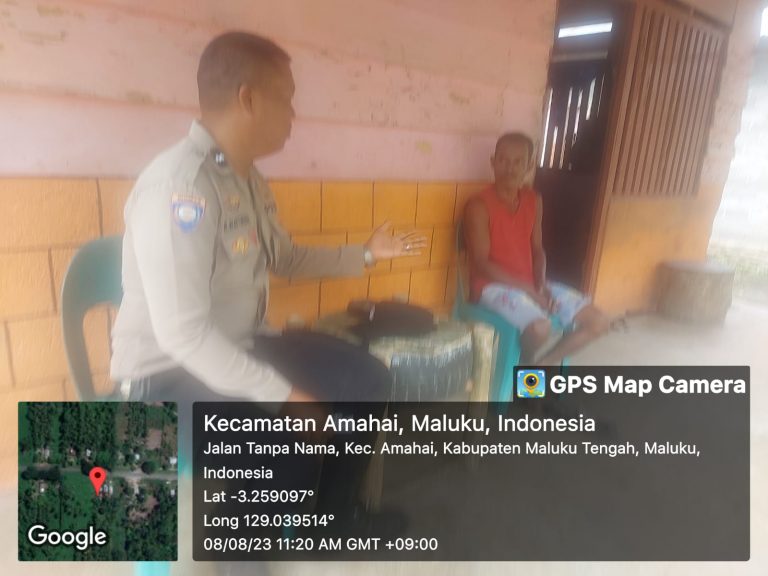 Laksanakan Sambang, Ini Pesan Polisi Dusun Waitetes