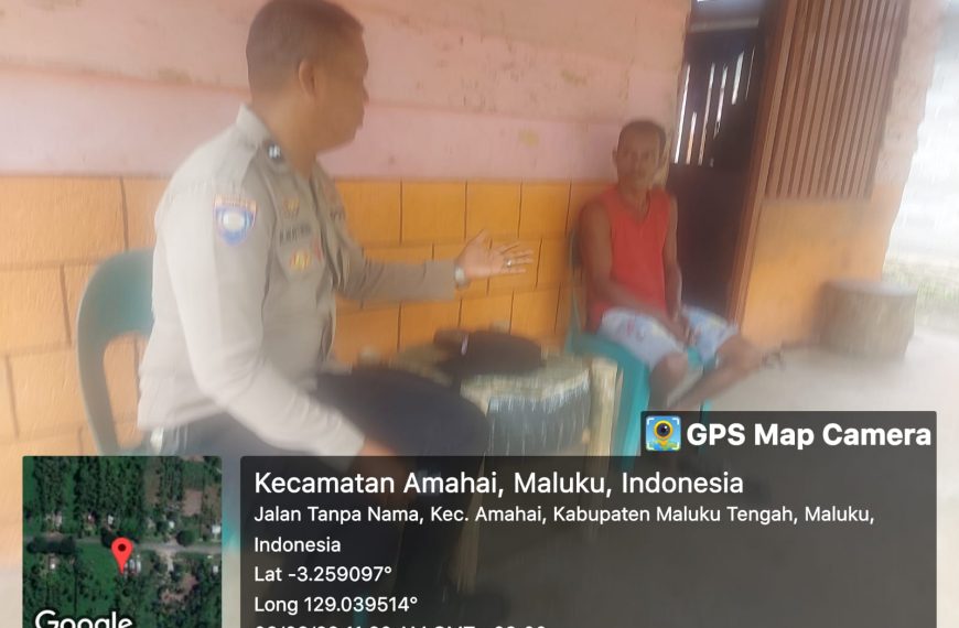 Laksanakan Sambang, Ini Pesan Polisi Dusun Waitetes