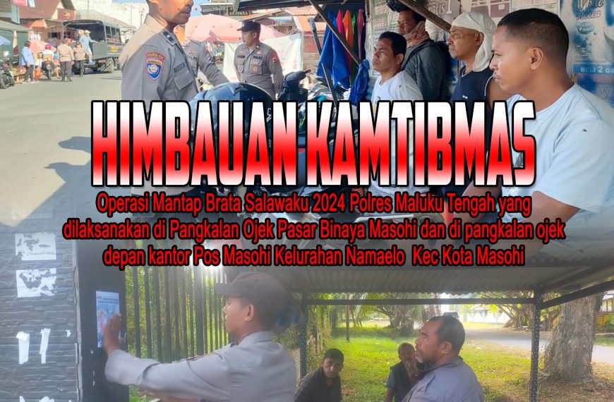 Polres Malteng Kembali Gelar Himbauan Kamtibmas Dalam Rangka Ops Mantap Brata Salawaku 2023