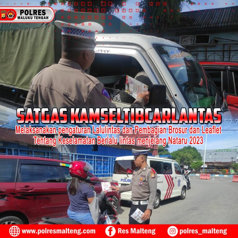 Operasi Lilin Salawaku 2023: Satgas Kamseltibcar Lantas Fokus di Titik Rawan Kemacetan