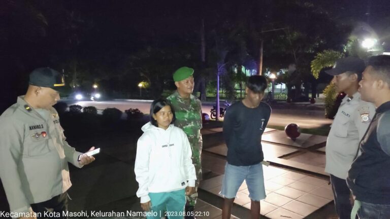 Patroli Gabungan TNI-Polres Malteng, Perkuat Keamanan Malam Hari Antisipasi Gangguan Kamtibmas