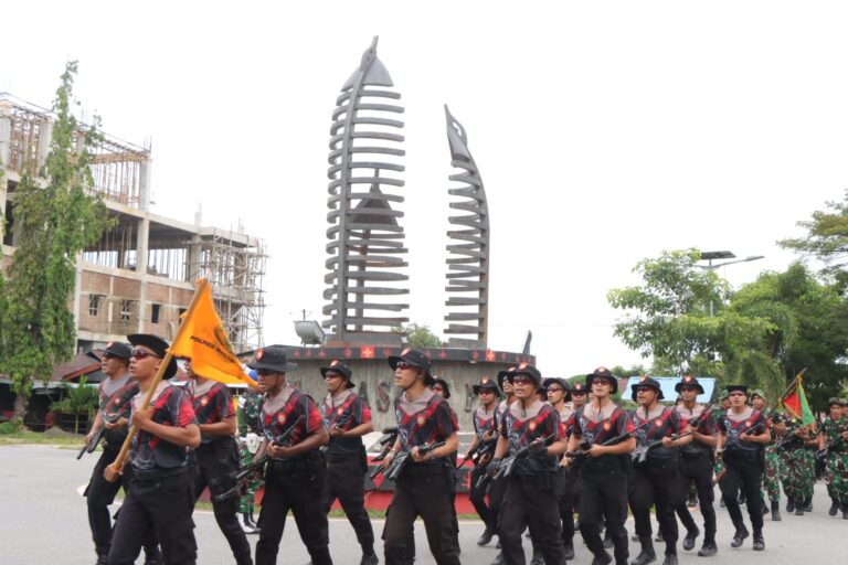 TNI/Polri Gelar Masohi Freedom Compaign Run 2024, Dalam Rangka HUT Kemerdekaan Ke-79