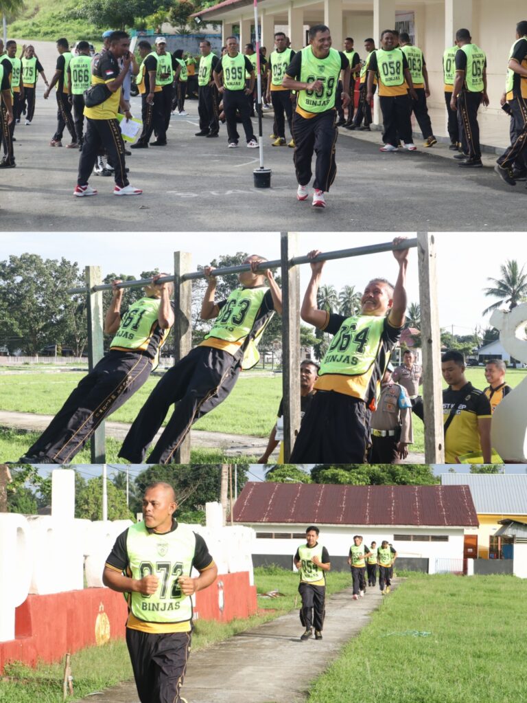 Pelaksanaan TKJ Semester II Tahun 2024 Oleh Polres Malteng